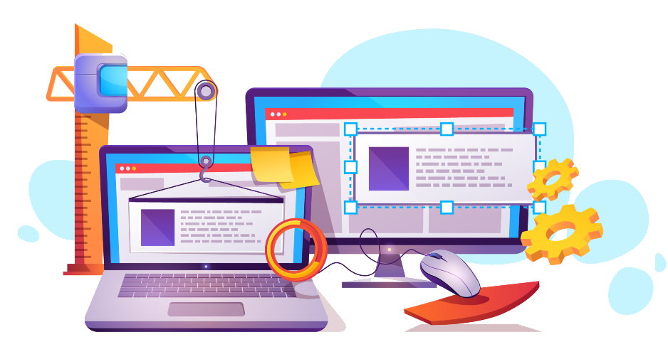 website making on computer